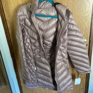 Calvin Klein Rose Gold Down Jacket NWT